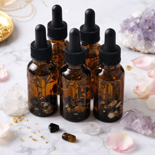 Aceite De Proteccion/Escudo De Luz Sagrado Con Cuarzo