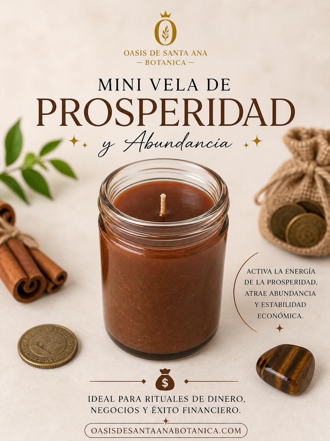 Mini Vela de Prosperidad y Estabilidad