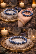 💎 Pulsera Nefertari – Claridad Interior (Sodalita