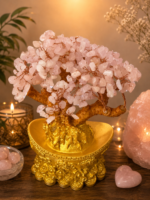 Árbol Encanto de Venus – Cuarzo Rosa