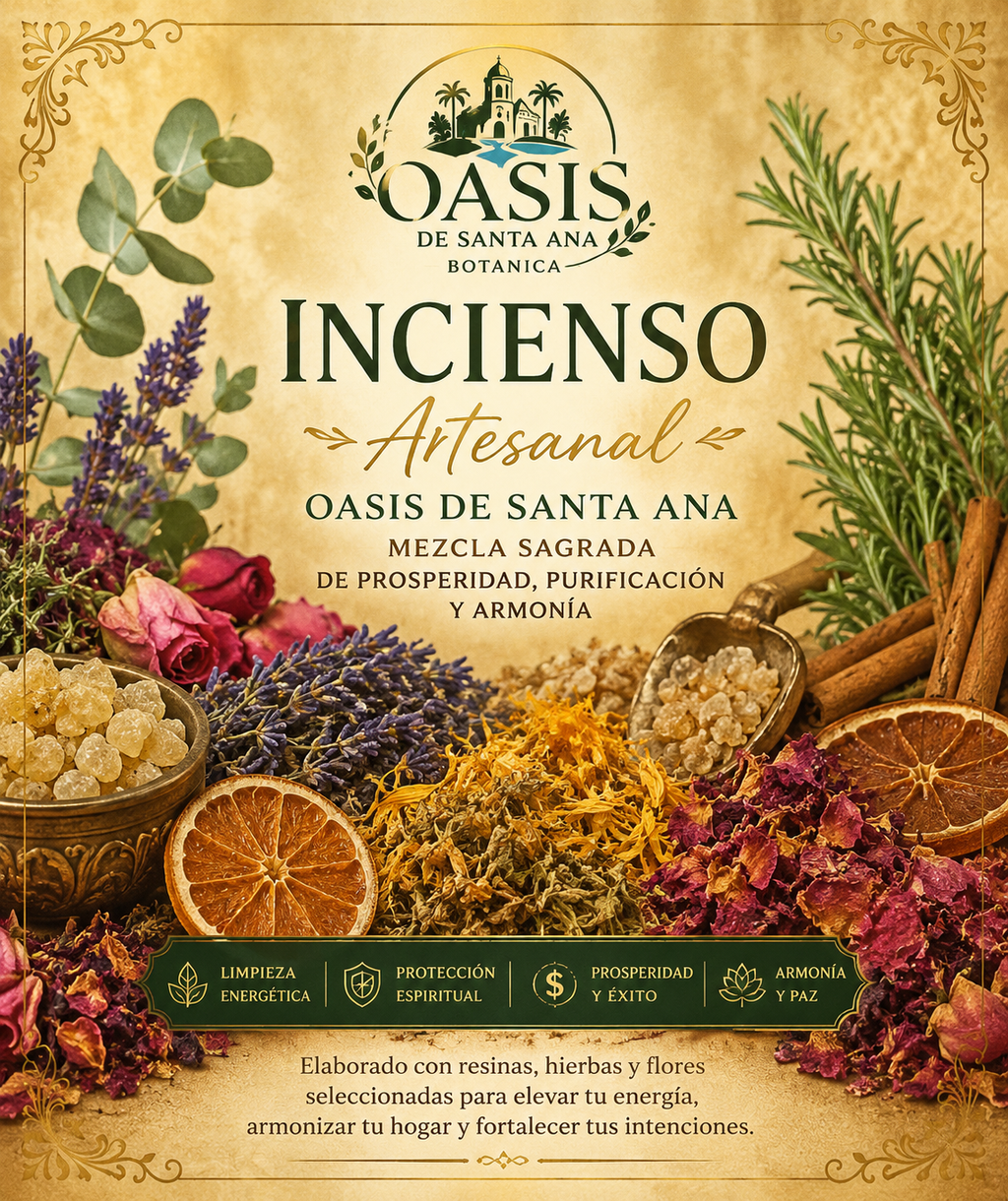 INCIENSO Artesanal oasis de Santa Ana