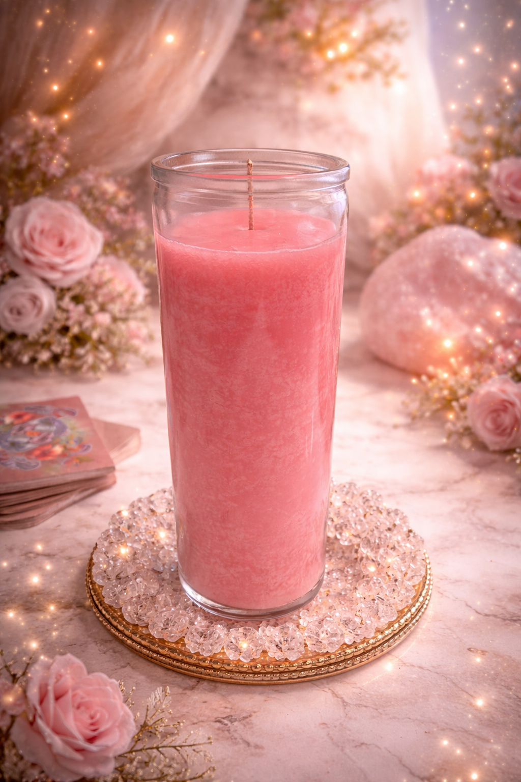 Luz de amor /vela Rosada