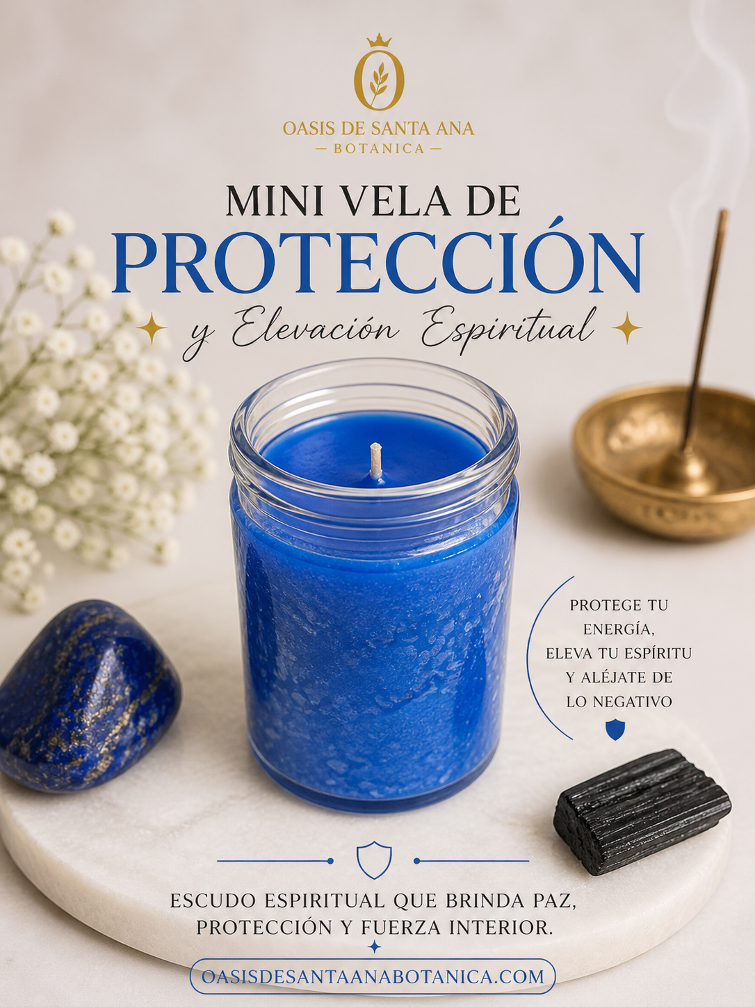 Mini Vela de Protección Espiritual