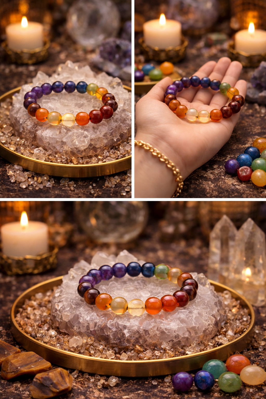 Pulsera Nefertari – Alineación Supreme (7 Chakras Premium)
